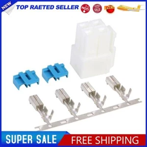 2Pcs 4-Pin Power Connector Plug for Icom IC-7000 IC-7100 IC-7400 IC-7600 Radio - Afbeelding 1 van 5