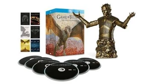 Game of Thrones The Night King Bust Exclusive Gold Collector´s 1-6 Boxset - Picture 1 of 4