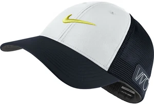 NUOVO! NIKE 2015 [M/L] Adult Legacy RZN/Vapor Golf Cap-Bianco/Nero/Volt 639667-102 - Foto 1 di 5