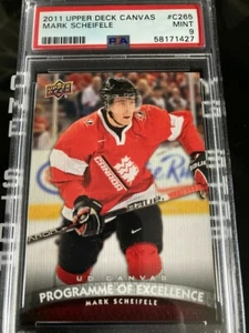 MARK SCHEIFELE CANVAS POE SSP 2011 UPPER DECK PSA 9 MINT COMBINED S&H - Picture 1 of 1