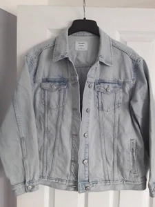 Great boyfriend style denim jacket by Old Navy size L 14 used VGC Festival - Picture 1 of 5