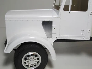 Pair Aluminum Air intake pipe Block Off Plate Tamiya 1/14 Semi King Grand Hauler - Picture 1 of 3