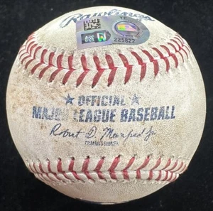 Gerrit Cole Game Used 2023 Cy Young Season Strikeout Baseball MLB Holo - Picture 1 of 4