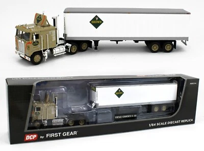 2023 DCP 1:64 *BROWN TRANSPORT CORP* Kenworth K100 COE w/40' Vintage Trailer - Image 1 of 4