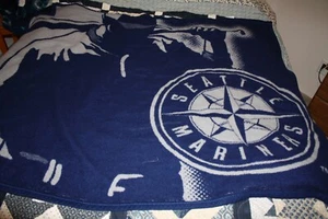 Seattle Mariners Biederlack 55x46 blanket - Picture 1 of 4