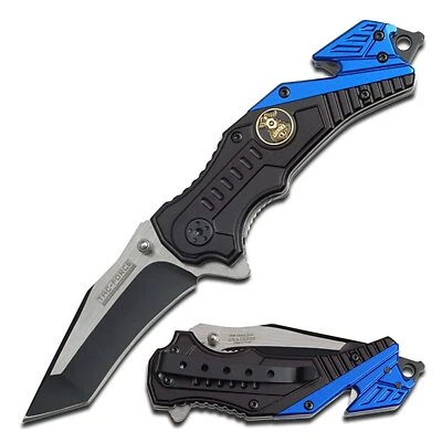 TF-640 Series Assisted Opening Folding Knife Two-Tone Tanto Blade 4-1/2-Inch ... - Image 1 of 3