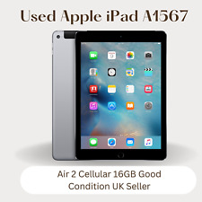 Cheap Used Apple iPad A1567 Air 2 Cellular 16GB Good Condition UK Seller