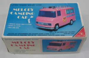 Vintage 70's Yonezawa Japan Battery Operated Melody Camping Car MIB Works Great - Picture 1 of 11
