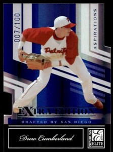 2007 Donruss Elite Extra Edition Drew Cumberland /100 #100