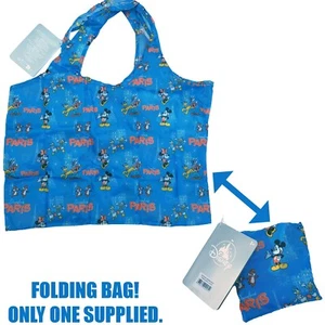 Bolso Plegable Disneyland París Mickey Mouse Ligero Shopper Azul Parques Disney - Imagen 1 de 12