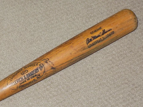 Bill Moose Skowron H&B Game Used Bat New York Yankees White Sox Cover