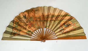 Fächer um 1910/20 Lithographiert " Viva Sevilla " ca. 66 x 34 cm - Picture 1 of 10