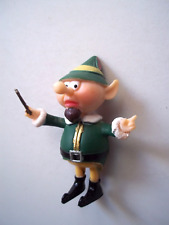 CHIEF BOSS ELF with Conductor Baton - Plastic Figure Rudolph MIsfit Toys ROUND 2