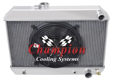 Radiador Eagle Champion de 3 filas con ventilador de 10" para 1962 1963 Buick Skylark #CC1649 Foto 1 de 4