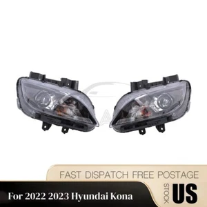 For 2022 2023 Hyundai Kona Halogen Headlight Assembly Left+ Right Set 2pc - Picture 1 of 10