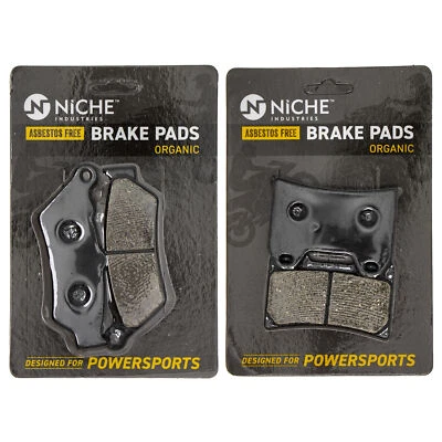 NICHE Brake Pad Set for Victory Touring Cruiser Kingpin Vegas Front Rear Organic - Image 1 of 4