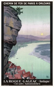 Affiche chemin de fer PO - La Roque-Gageac (DR*) - Imagen 1 de 2