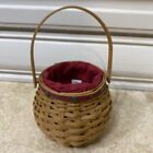 LONGABERGER 2004 PASADENA TOURNAMENT OF ROSES BASKET WITH LINER AND PROTECTOR