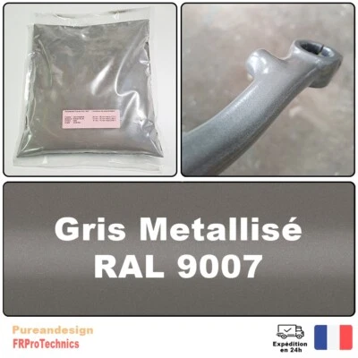 Paint powder coating 1 kg RAL 9007 metallic grey - powder coating - Image 1 of 4