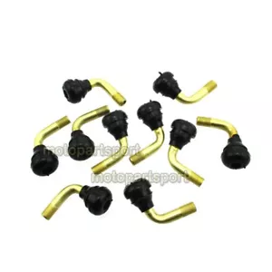 10x PVR70 Tubeless Tire Valve Stems 90° For ATV Pit Dirt Bike Scooter Moped Moto - Picture 1 of 5