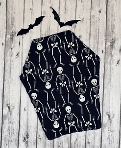 Spooky Scary Skeletons Coffin Crinkle Toy Gothic Halloween Everyday Baby - Picture 1 of 1