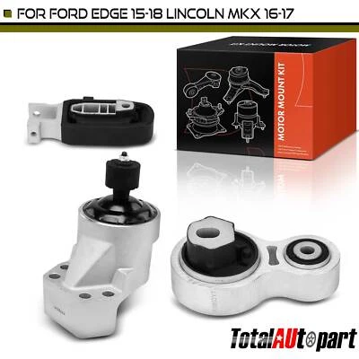 3x Montaje de puntal de par del motor para Ford Edge 2015-2018 Lincoln MKX 2013-2017 DOHC Foto 1 de 4