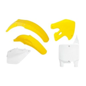 Kit de plásticos Suzuki RM 125 1998-2000 Rtech Racetech - amarillo/blanco 75-K260 - Imagen 1 de 2