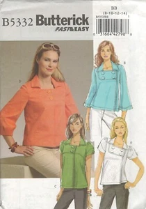 Butterick B5332 Misses lose Passform ungefütterte Jacken/8-14/NÄHMUSTER UNGESCHNITTEN - Bild 1 von 2