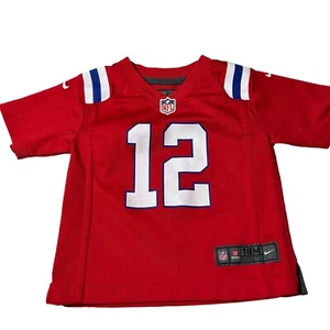 Authentic Nike Tom Brady #12 New England Patriots ALTERNATE NFL Jersey 18 Mths - Picture 1 of 3