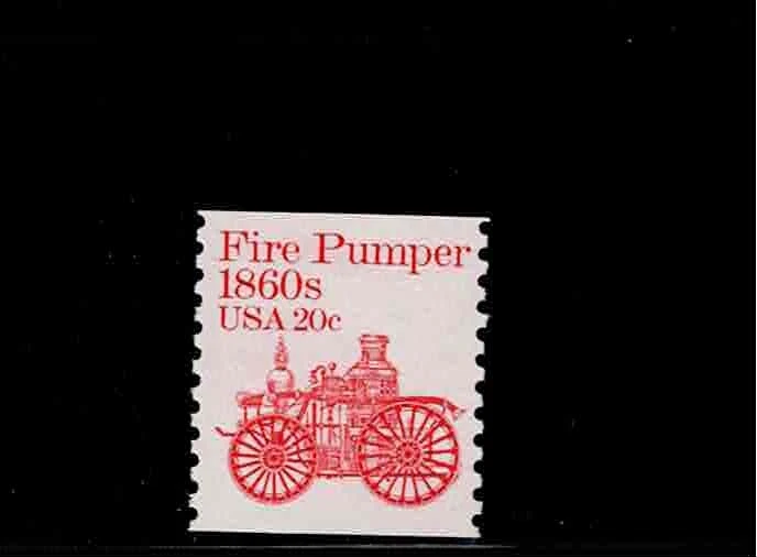 Bomba contra incendios US Scott #1908, 1981 única 20c en estado bastante bueno casi nueva Foto 1 de 1