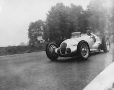 British racing driver Dick Seaman driving his Mercedes-Benz W12- 1937 Old Photo