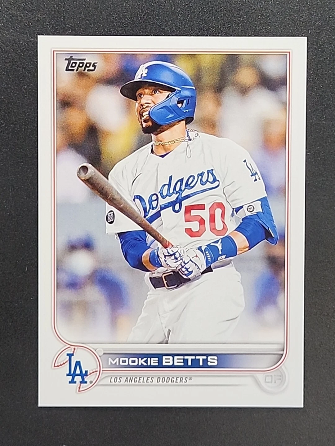 2022 Topps Series 1 Dodgers Mookie Betts ADVANCED STATS Parallel 121/300 #50