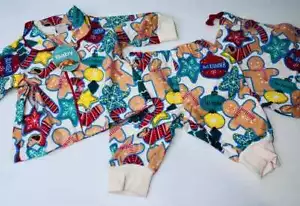BNWT BABY PETER ALEXANDER FLANNELETTE CHRISTMAS PYJAMA SET SIZE 3 - 6 MTHS - Bild 1 von 6
