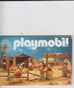 Playmobil Zubehör Kleiner Prospekt von 1989 - Western Silver Ranch mit Indianer - Bild 1 von 4