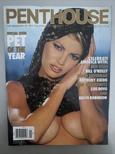 Penthouse Magazine January 2002 Centerfold Karrie Jacobs Cover Girl Megan Mason - Picture 1 of 2