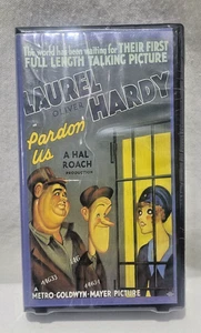 New in package Laurel + Hardy, Pardon Us VHS video hard case - Picture 1 of 2