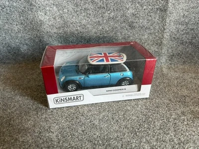 MINI COOPER S Scale 1/28 Breech Loading pull back Kinsmart Model Metal - Image 1 of 4