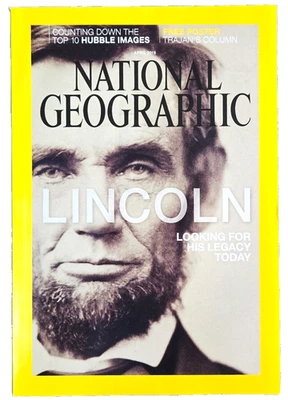 LINCOLN LOOKING FOR HIS LEGACY TODAY APRIL 2015 NATIONAL GEOGRAPHIC MAGAZINE - Image 1 of 4