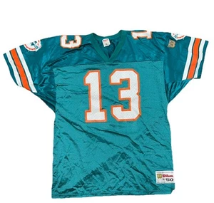Dan Marino Miami Dolphins Vintage 90s Wilson Jersey Aqua Size XL NFL Football - Bild 1 von 4