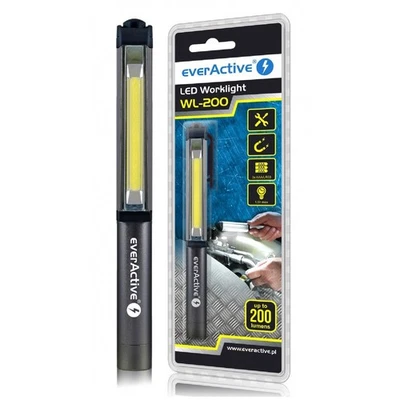 Linterna EverActive WL-200 LED 200 Lúmenes 3W Impermeable Nueva - Imagen 1 de 4