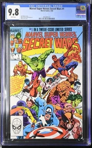 Marvel Super Heroes Secret Wars #1 CGC 9.8 1st beyonder. BLUE GALACTUS ERROR!!! - Picture 1 of 2