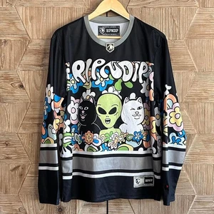 Ripndip Flower Child Hockey Crewneck Size Medium - Picture 1 of 4