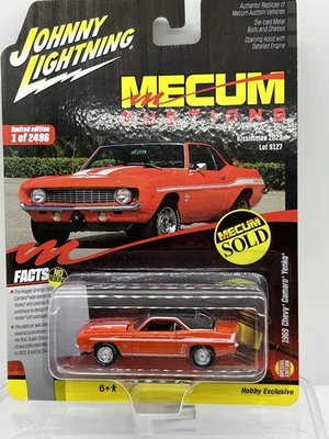 Chevrolet Camaro Yenko Hugger 1969 naranja de Johnny Lightning escala 1:64  Foto 1 de 3