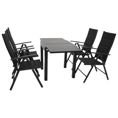 Gartengarnitur Gartenmöbel Sitzgruppe Alu Garnitur ALCUDIA Alu anthrazit 5-tlg. - Bild 1 von 4