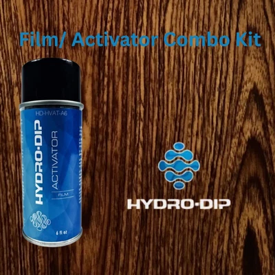 Kit combinado activador de película Hydro Dip HD-W643 MADERA RECTA OSCURA Foto 1 de 4