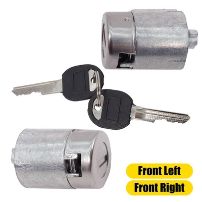 2Pcs Door Lock Cylinder 9591963 For 1988-94 Chevrolet C1500 GMC K2500 V6 V8 New - Image 1 of 4