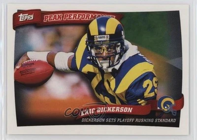 2010 Topps Peak Performance Eric Dickerson #PP13 HOF - Image 1 of 2