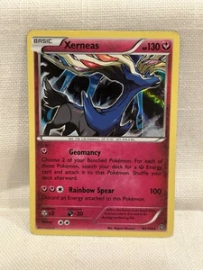 Xerneas 81/114 Pokemon TCG XY Steam Siege Stella Nera Raro Holo * quasi nuovo - Foto 1 di 2
