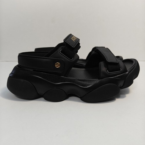 NIKE Air Jordan taglia 10 sandalo donna deja nero oro metallizzato FN5036 001