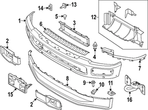 Genuine Ford Trim Cover PC3Z-8419-B - Picture 1 of 2